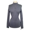 Cavalleria Toscana Tech Wool Shirt In Anthracite Grey - Women's Large