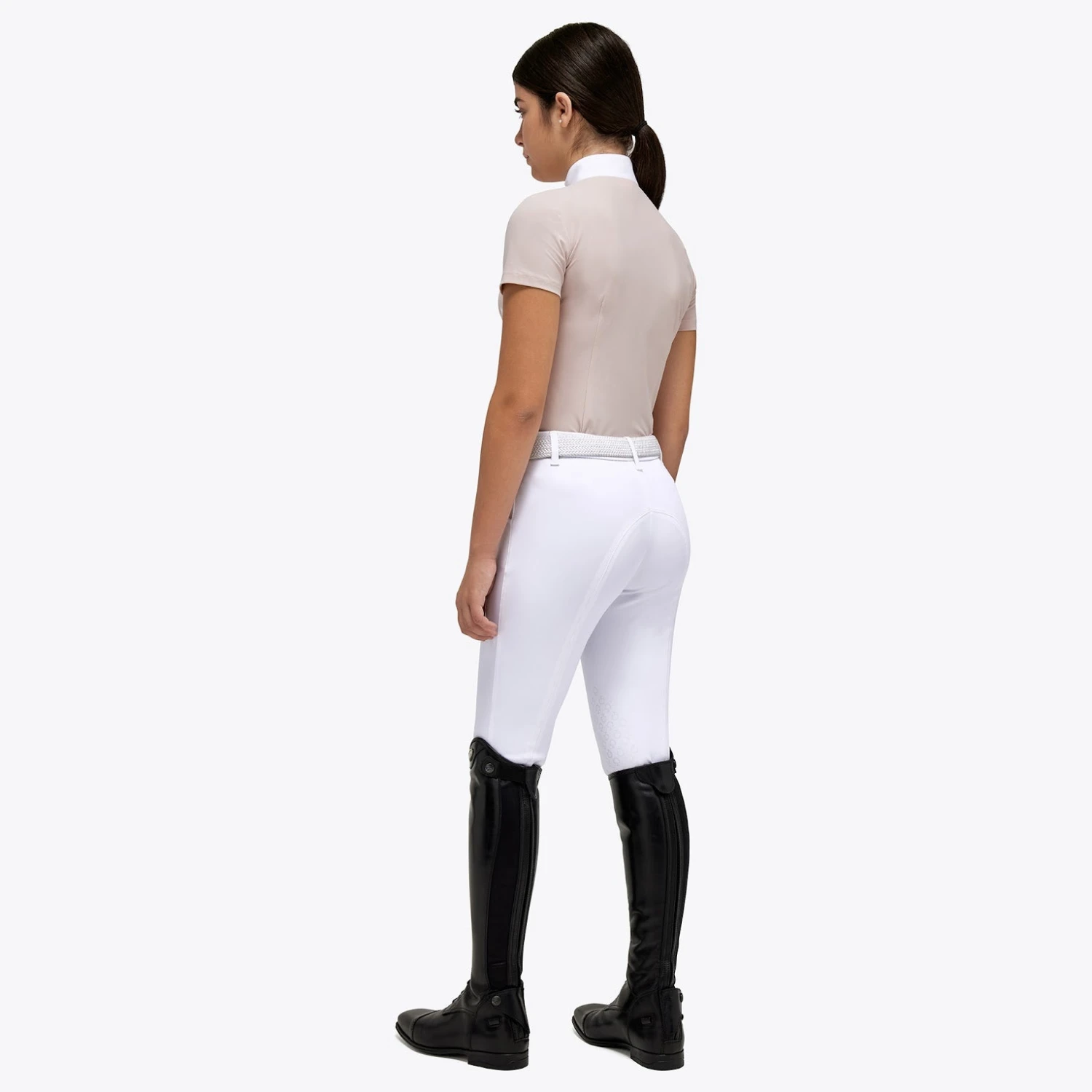 Cavalleria Toscana POA098- CT Orbit Jersey S/S Competition Zip - Image 3