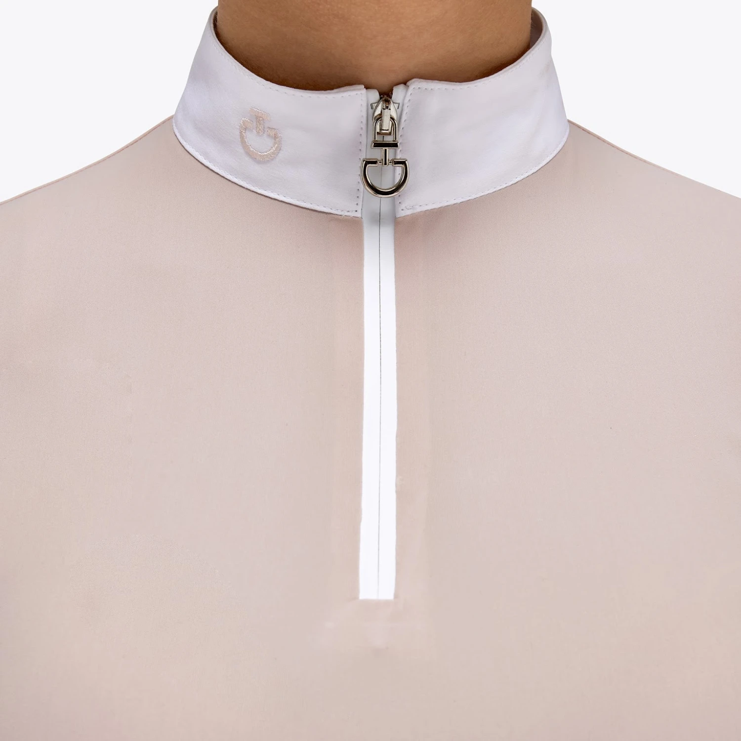 Cavalleria Toscana POA098- CT Orbit Jersey S/S Competition Zip - Image 4