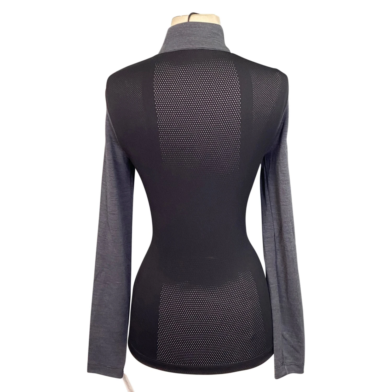 Cavalleria Toscana Tech Wool Shirt In Anthracite Grey - Women's Large - Image 2