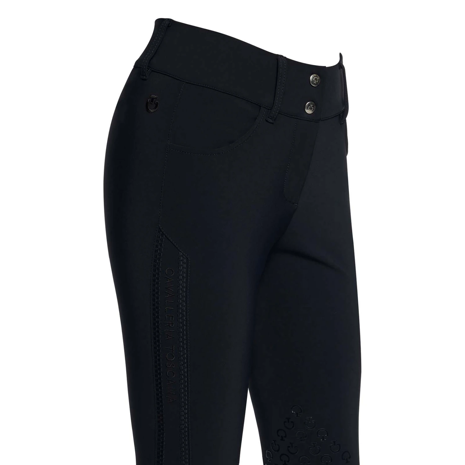 Cavalleria Toscana Embroidery Women's Knee Grip Breeches - Image 7