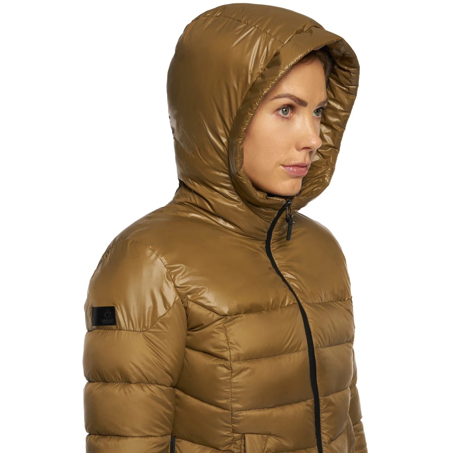 Cavalleria Toscana Women's Nylon Puffer With Hood - Image 4