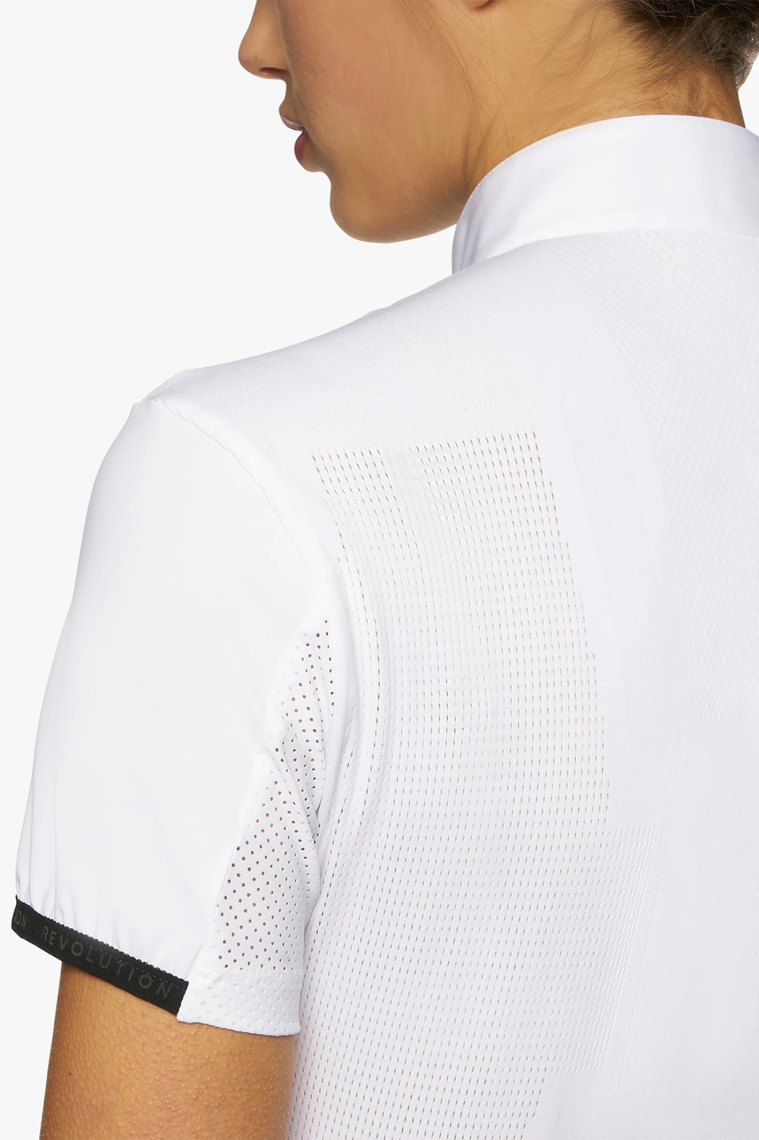 Cavalleria Toscana R-Evo Epaulet Shortsleeve Zip Polo - Image 18