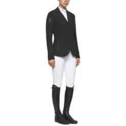 Cavalleria Toscana Women's Jersey Knit Jaquard Show Jacket