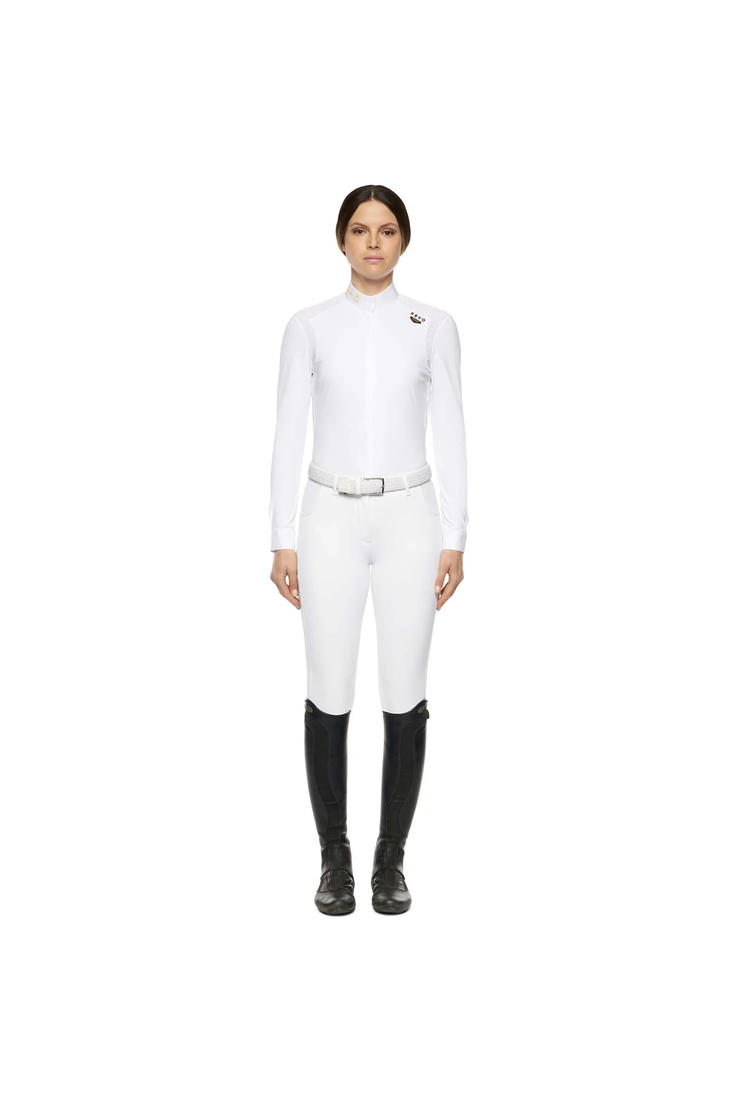 Cavalleria Toscana R-Evo Perforated Epaulet Women's Competition Longsleeve