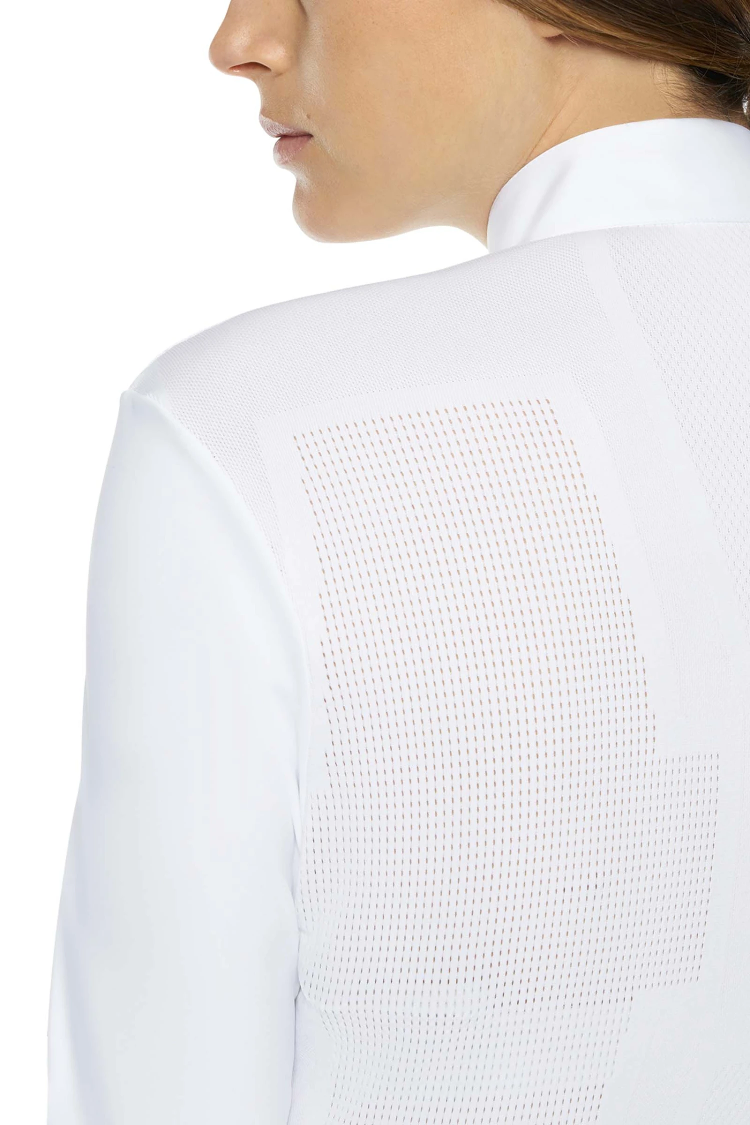 Cavalleria Toscana R-Evo Perforated Epaulet Women's Competition Longsleeve - Image 3