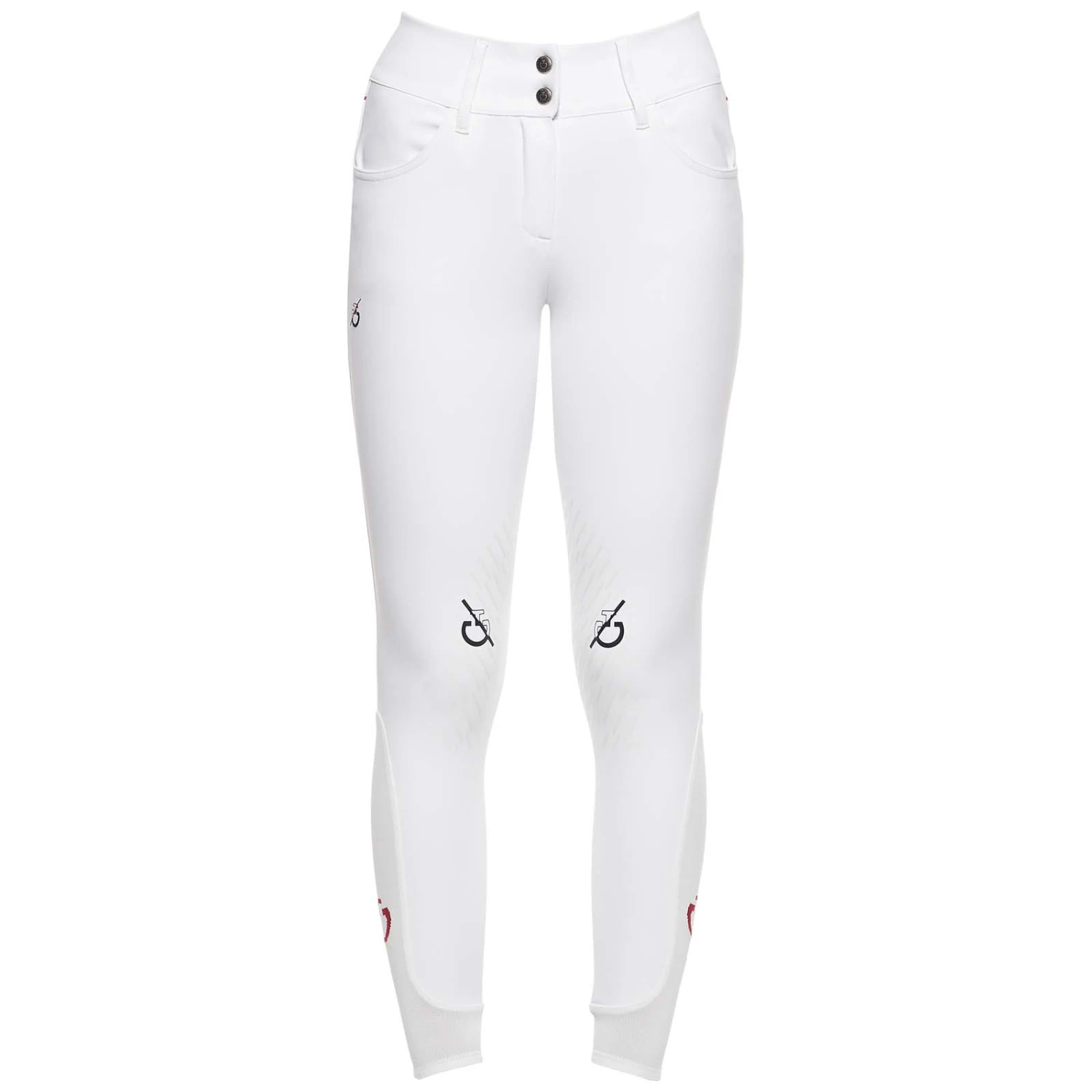Cavalleria Toscana CT Team Red Stripe High Waist Full Grip Breeches - Image 19