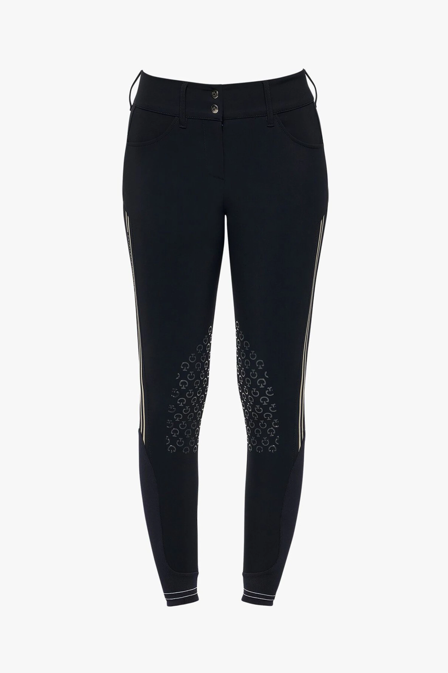 Cavalleria Toscana Women's Embossed Silicone Stripe Breeches - Image 2