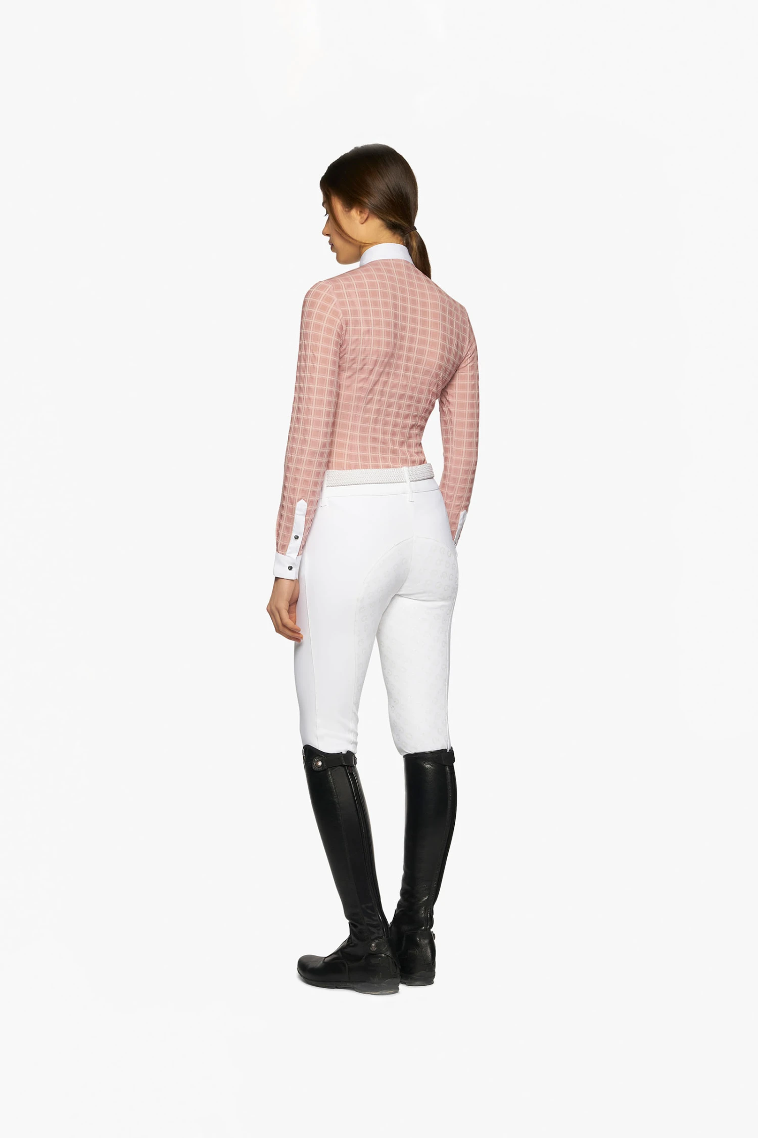 Cavalleria Toscana Pleated Women's Longsleeve Competition Polo - Image 4