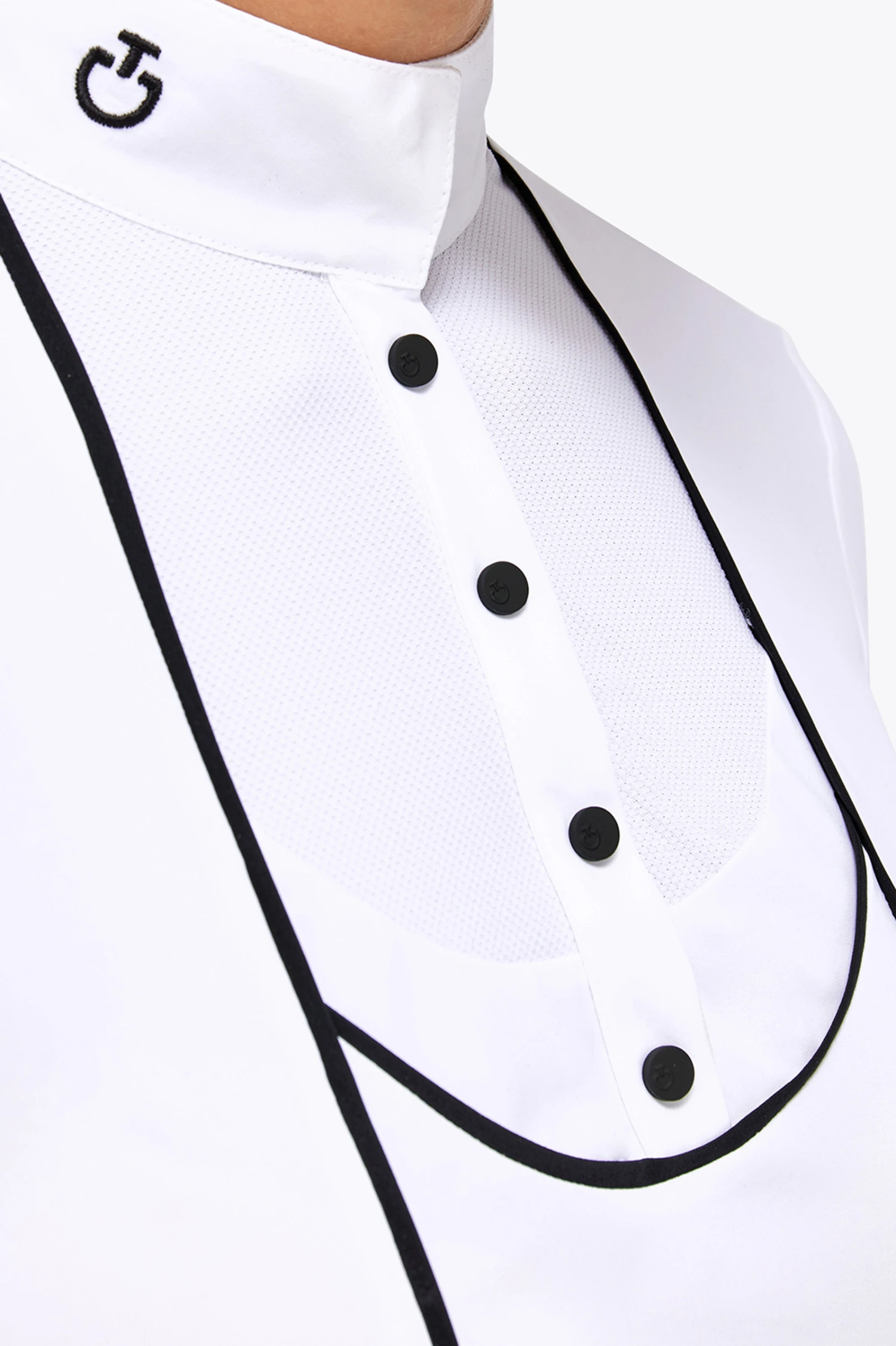 Cavalleria Toscana Tech Jersey Piqué Women's Longsleeve Competition Shirt - Image 6