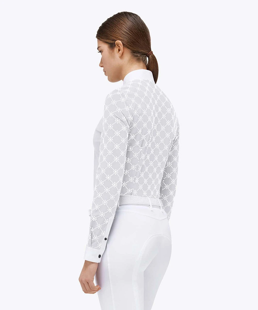 Cavalleria Toscana Mini Orbit Printed Jersey L/S Competition Shirt - CAD246 - Image 4