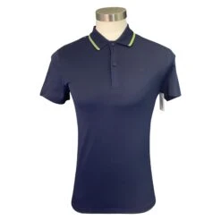 Cavalleria Toscana Pique Polo In Navy - Men's Medium