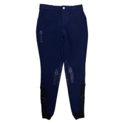 Cavalleria Toscana Team Grip Breeches In Midnight Blue - Children's 12