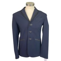 Cavalleria Toscana Tech Tape Show Coat In Dark Navy - Men's IT 48 (US 16)