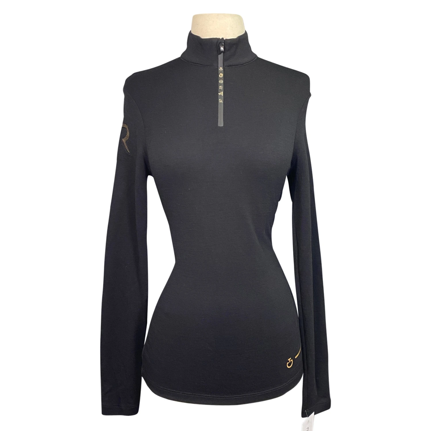 Cavalleria Toscana Tech Wool Shirt In Black - Women's Large