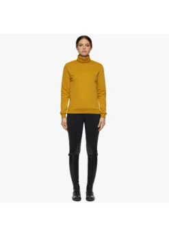 FED106 Cavalleria Toscana Embossed Turtleneck Pullover Sweatshirt