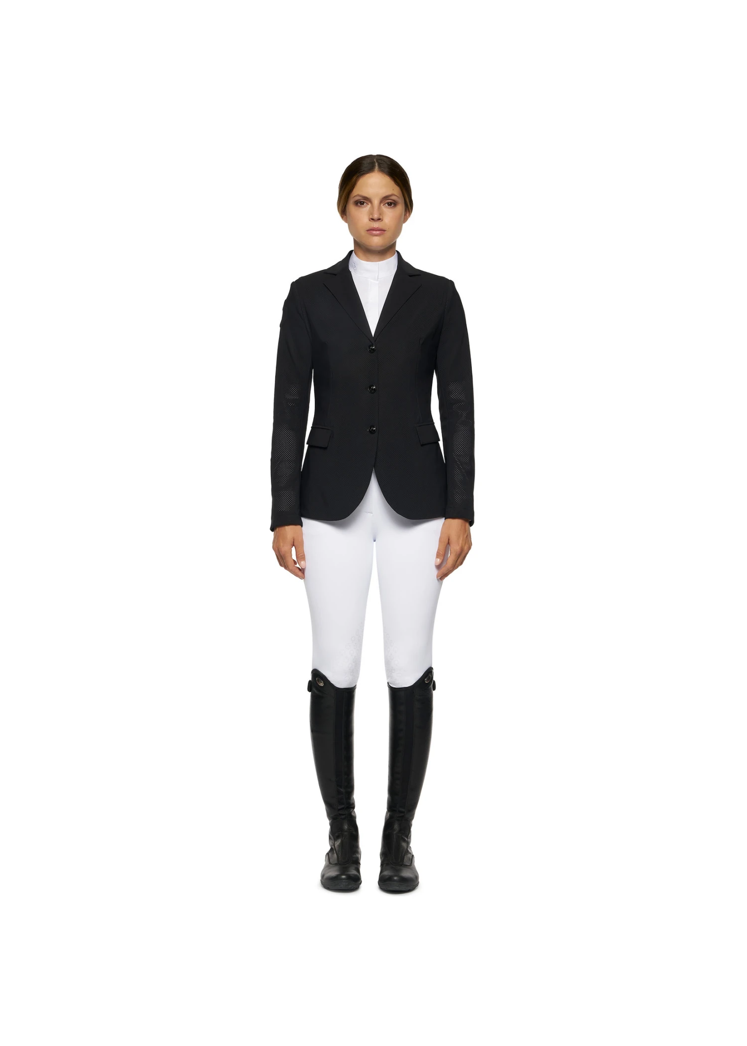 GGD025 Cavalleria Toscana Women's Perforated Competition Jacket - Image 3