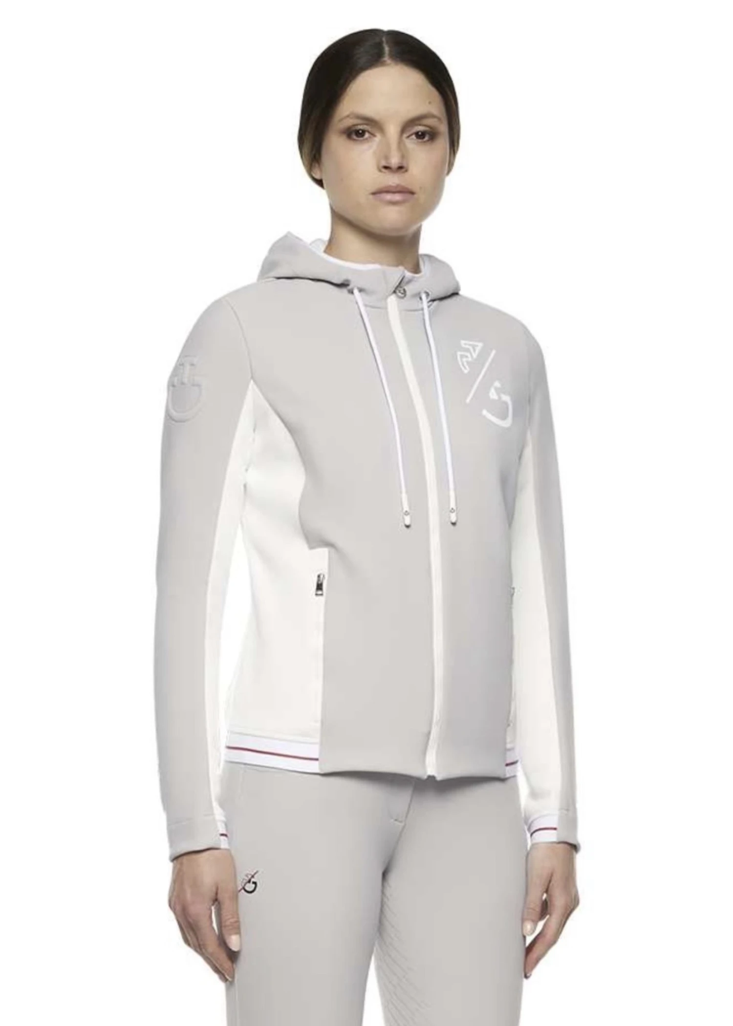 GID253 Cavalleria Toscana CT Team Hooded Softshell Zip Jacket - Image 2