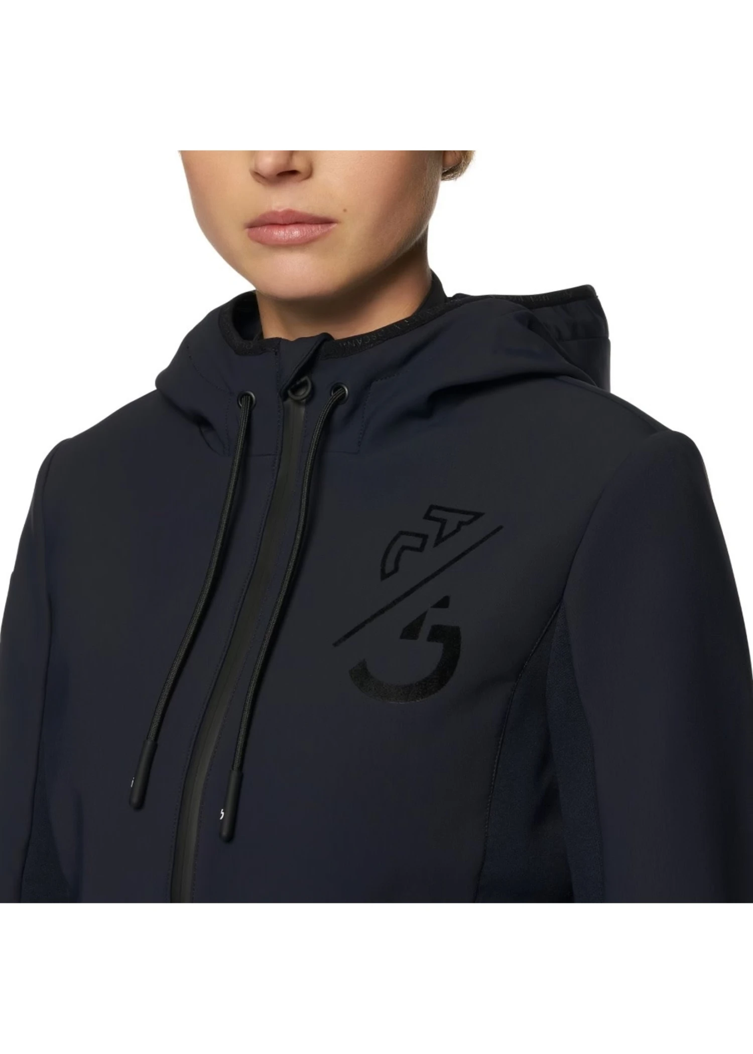 GID253 Cavalleria Toscana CT Team Hooded Softshell Zip Jacket - Image 3