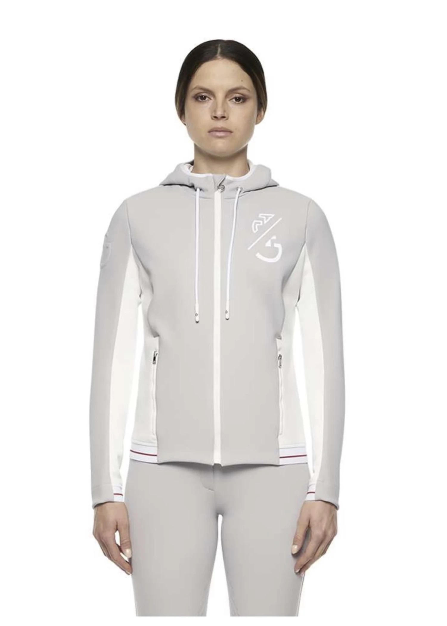 GID253 Cavalleria Toscana CT Team Hooded Softshell Zip Jacket