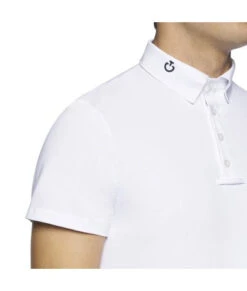 CAVALLERIA TOSCANA TECH PIQUET OXFORD JERSEY S/S COMP POLO