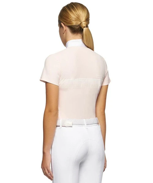 Cavalleria Toscana Girls Racing Stripe Competition Polo - Image 4