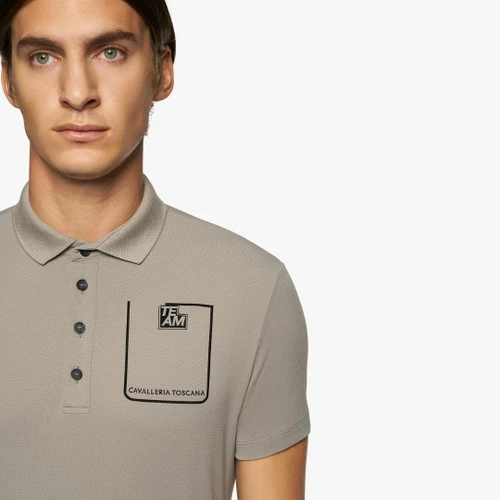 Men's Cavalleria Toscana Raceway Polo Short Sleeve - Image 5