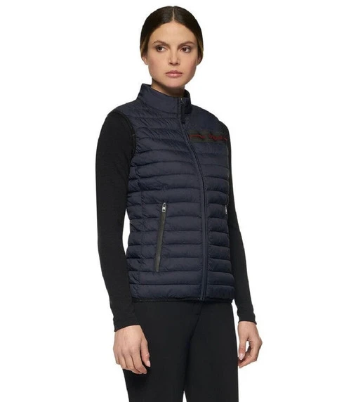 Cavalleria Toscana Team Red Stripe Quilted Vest - Image 6